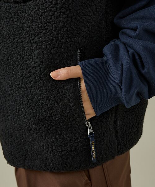 ABAHOUSE / アバハウス ブルゾン | 【PENDLETON/ペンドルトン】Jaqared Boa Stand Vest | 詳細16