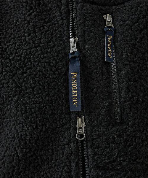 ABAHOUSE / アバハウス ブルゾン | 【PENDLETON/ペンドルトン】Jaqared Boa Stand Vest | 詳細18