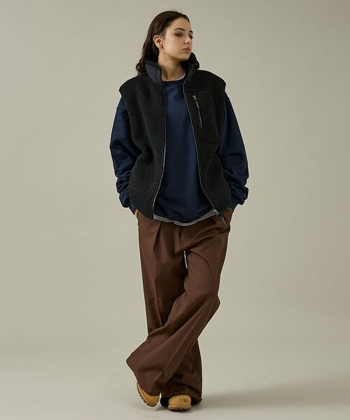 ABAHOUSE / アバハウス ブルゾン | 【PENDLETON/ペンドルトン】Jaqared Boa Stand Vest | 詳細8