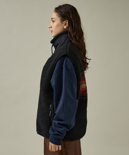 ABAHOUSE / アバハウス ブルゾン | 【PENDLETON/ペンドルトン】Jaqared Boa Stand Vest | 詳細12