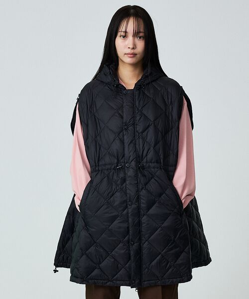 ABAHOUSE / アバハウス ダウンジャケット・ベスト | 【TAION / タイオン】ポンチョ型ダウン/ケープ/ダウン/フード付き/収納ポ | 詳細6