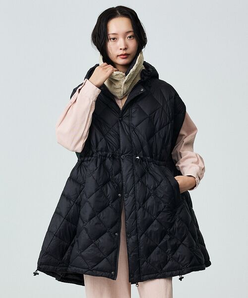 ABAHOUSE / アバハウス ダウンジャケット・ベスト | 【TAION / タイオン】ポンチョ型ダウン/ケープ/ダウン/フード付き/収納ポ | 詳細8