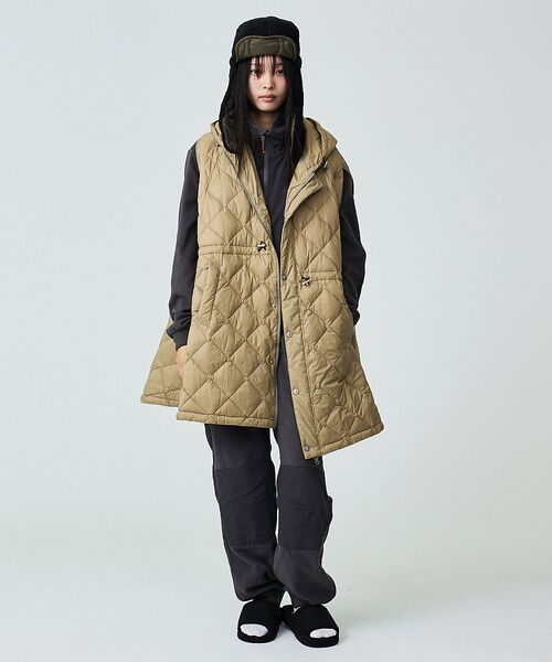 ABAHOUSE / アバハウス ダウンジャケット・ベスト | 【TAION / タイオン】ポンチョ型ダウン/ケープ/ダウン/フード付き/収納ポ | 詳細12