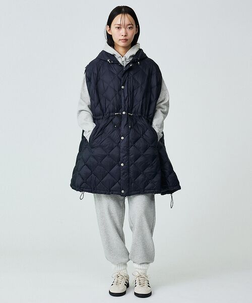 ABAHOUSE / アバハウス ダウンジャケット・ベスト | 【TAION / タイオン】ポンチョ型ダウン/ケープ/ダウン/フード付き/収納ポ | 詳細15