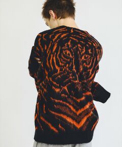 ABAHOUSE / アバハウス カーディガン・ボレロ | 【PENNEYS/ぺニーズ】TIGER PATTERN SHAGGY CARDI
