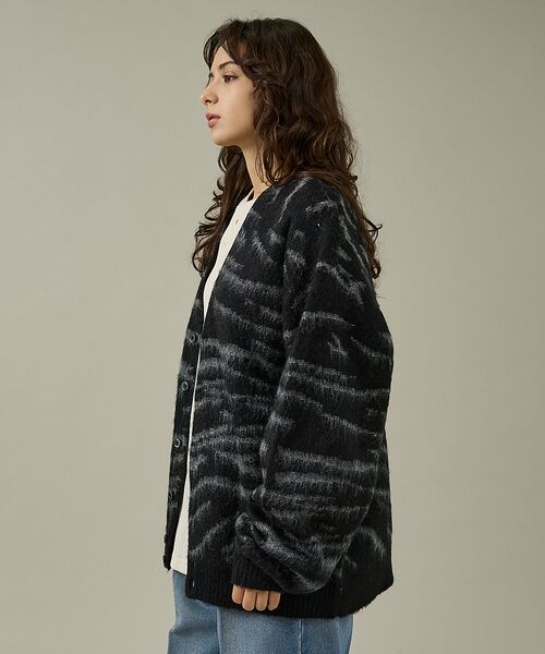 ABAHOUSE / アバハウス カーディガン・ボレロ | 【PENNEYS/ぺニーズ】TIGER PATTERN SHAGGY CARDI | 詳細3