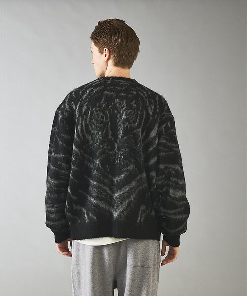 ABAHOUSE / アバハウス カーディガン・ボレロ | 【PENNEYS/ぺニーズ】TIGER PATTERN SHAGGY CARDI | 詳細8