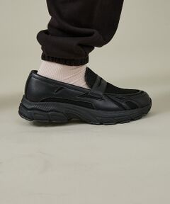 ABAHOUSE / アバハウス スニーカー | BLACK LOAFER SNEAKERS / ブラック ローファースニーカー/