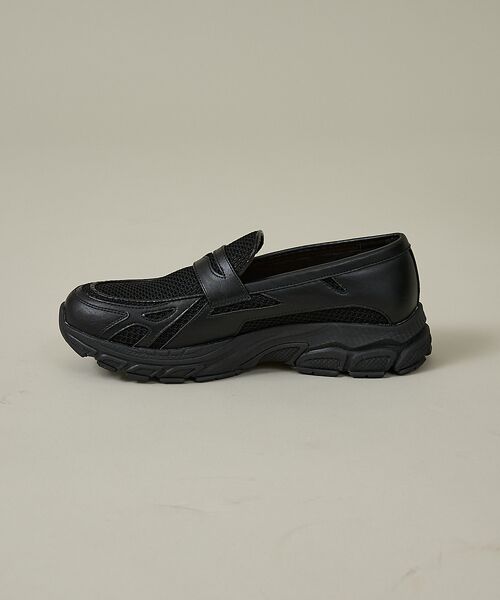 ABAHOUSE / アバハウス スニーカー | BLACK LOAFER SNEAKERS / ブラック ローファースニーカー/ | 詳細4
