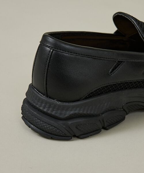 ABAHOUSE / アバハウス スニーカー | BLACK LOAFER SNEAKERS / ブラック ローファースニーカー/ | 詳細5
