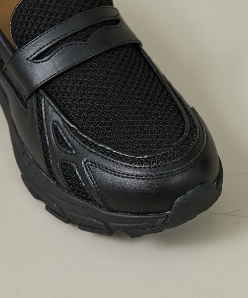 ABAHOUSE / アバハウス スニーカー | BLACK LOAFER SNEAKERS / ブラック ローファースニーカー/ | 詳細7