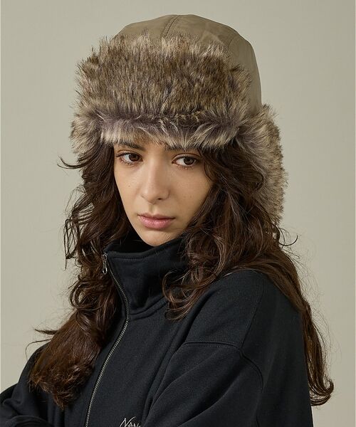 ABAHOUSE / アバハウス ハット | 【NANGA/ナンガ】AURORA TEX FUR FLIGHT CAP/フライ | 詳細1
