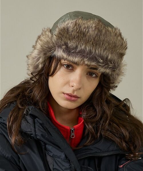 ABAHOUSE / アバハウス ハット | 【NANGA/ナンガ】AURORA TEX FUR FLIGHT CAP/フライ | 詳細10