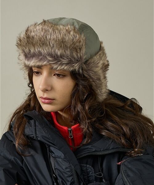 ABAHOUSE / アバハウス ハット | 【NANGA/ナンガ】AURORA TEX FUR FLIGHT CAP/フライ | 詳細11