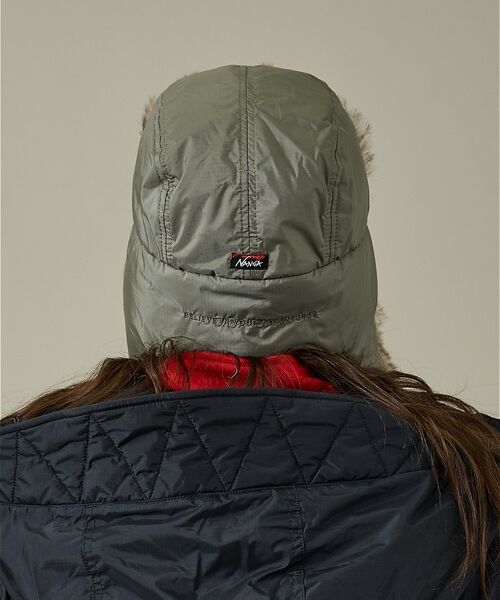 ABAHOUSE / アバハウス ハット | 【NANGA/ナンガ】AURORA TEX FUR FLIGHT CAP/フライ | 詳細13