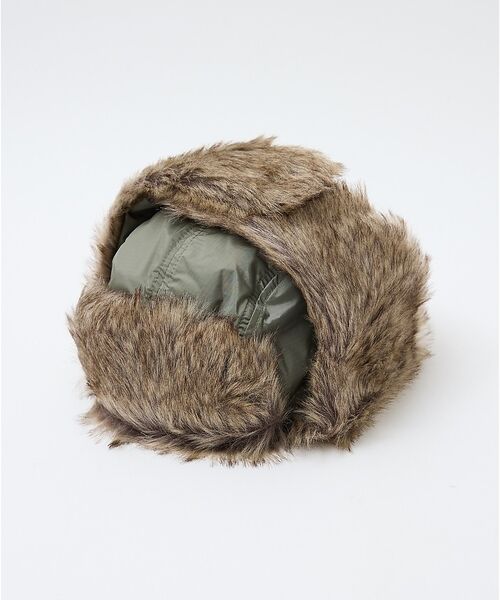 ABAHOUSE / アバハウス ハット | 【NANGA/ナンガ】AURORA TEX FUR FLIGHT CAP/フライ | 詳細15