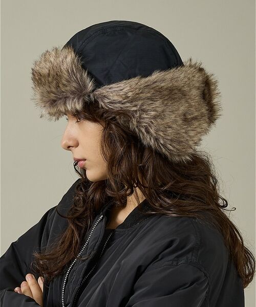 ABAHOUSE / アバハウス ハット | 【NANGA/ナンガ】AURORA TEX FUR FLIGHT CAP/フライ | 詳細17