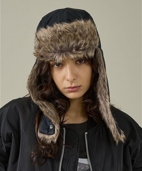 ABAHOUSE / アバハウス ハット | 【NANGA/ナンガ】AURORA TEX FUR FLIGHT CAP/フライ | 詳細18