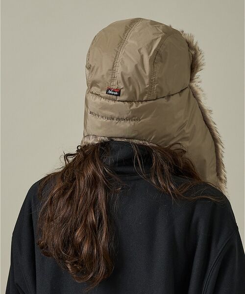 ABAHOUSE / アバハウス ハット | 【NANGA/ナンガ】AURORA TEX FUR FLIGHT CAP/フライ | 詳細2