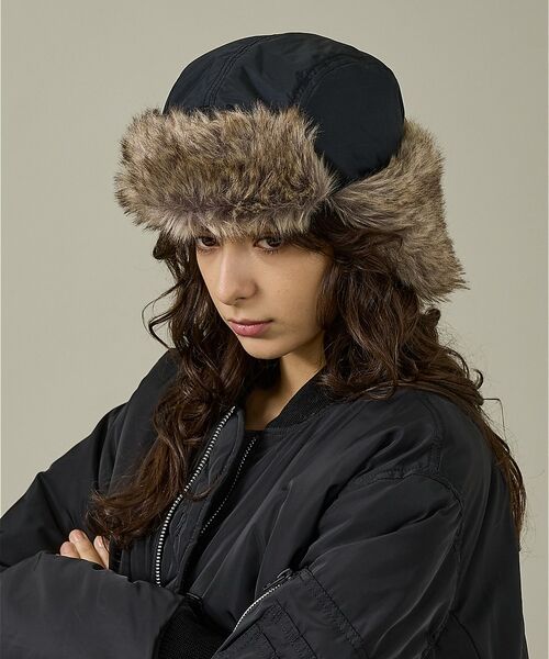 ABAHOUSE / アバハウス ハット | 【NANGA/ナンガ】AURORA TEX FUR FLIGHT CAP/フライ | 詳細27