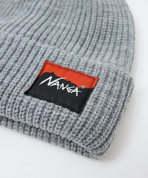 ABAHOUSE / アバハウス ハット | 【NANGA/ナンガ】BOX LOGO BULKY BEANIE/ビーニー/ニッ | 詳細10