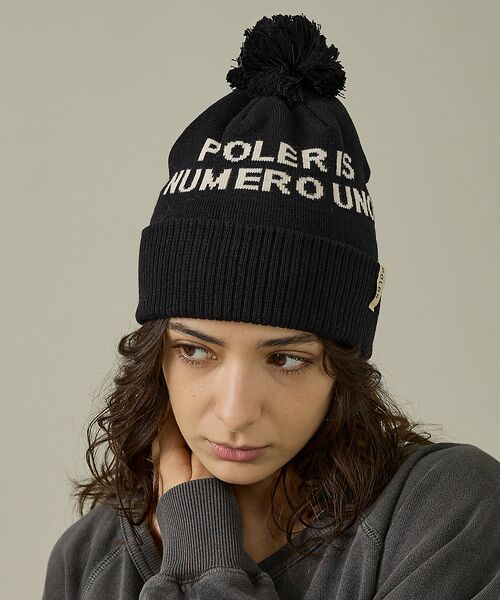 ABAHOUSE/AonEX yPOLER / |[[zPOM BEANIE / | r[j[ /jZb ubN F