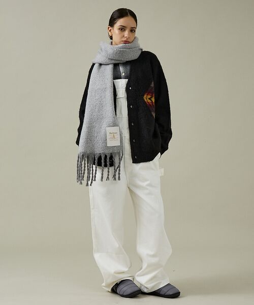 ABAHOUSE / アバハウス マフラー・ショール・スヌード・ストール | 【Barbour / バブアー】SCARF / 大判ロングマフラー/ユニセックス | 詳細23