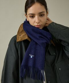 ABAHOUSE / アバハウス マフラー・ショール・スヌード・ストール | 【BARBOUR / バブアー】PLAIN LAMBSWOOL SCARF /