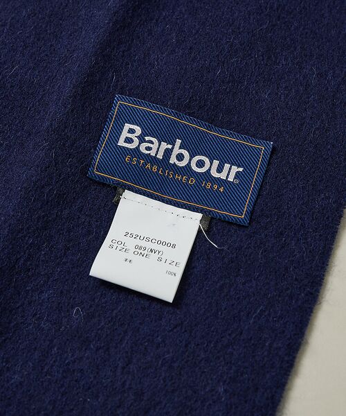ABAHOUSE / アバハウス マフラー・ショール・スヌード・ストール | 【BARBOUR / バブアー】PLAIN LAMBSWOOL SCARF / | 詳細8