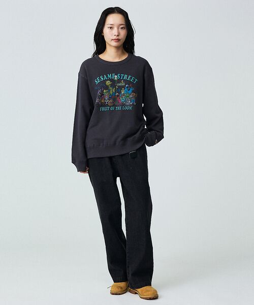 ABAHOUSE / アバハウス スウェット | 【FRUIT OF THE LOOM】ロングスリーブ甘編み裏毛1/スウェット【W | 詳細13