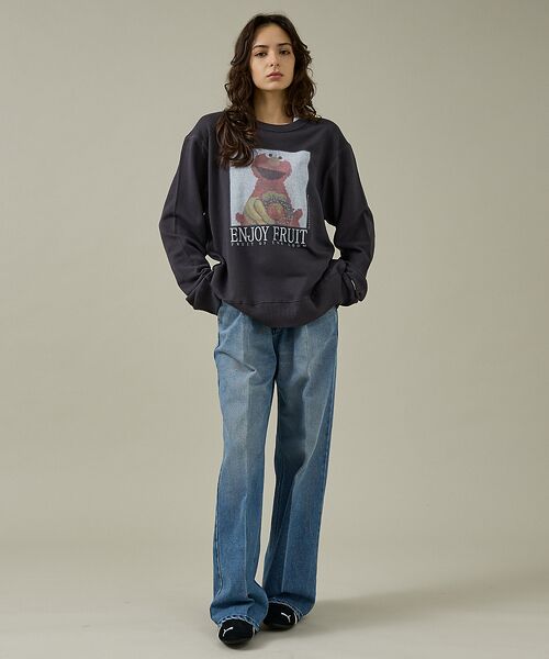 ABAHOUSE / アバハウス スウェット | 【FRUIT OF THE LOOM】ロングスリーブ甘編み裏毛3/ELMO/ユニ | 詳細12