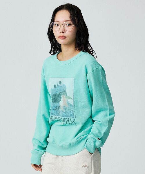 ABAHOUSE / アバハウス スウェット | 【FRUIT OF THE LOOM】ロングスリーブ甘編み裏毛4/COOKIEM | 詳細4