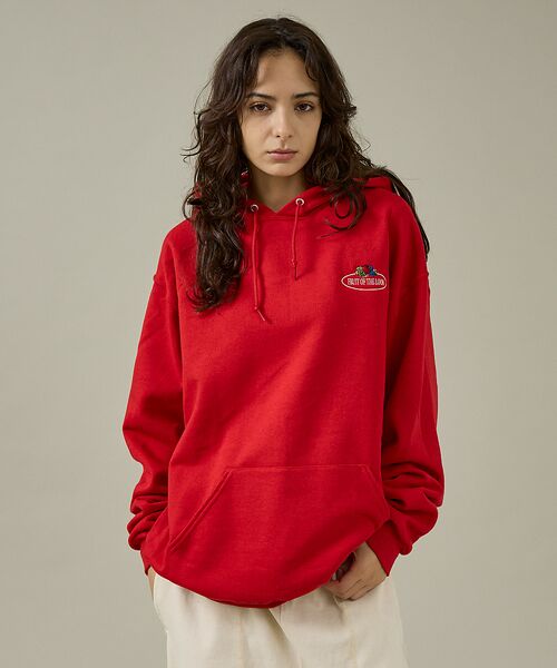 ABAHOUSE / アバハウス パーカー | 【FRUIT OF THE LOOM】PRINT HOODIE1/ワンポイント/ | 詳細1