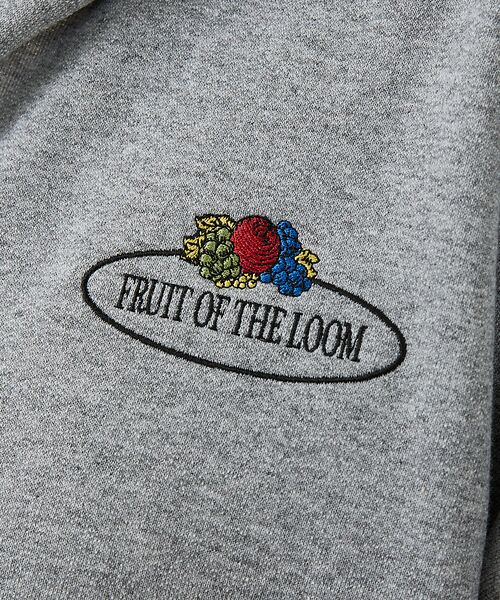 ABAHOUSE / アバハウス パーカー | 【FRUIT OF THE LOOM】PRINTZIP HOODIE1/ワンポイ | 詳細3