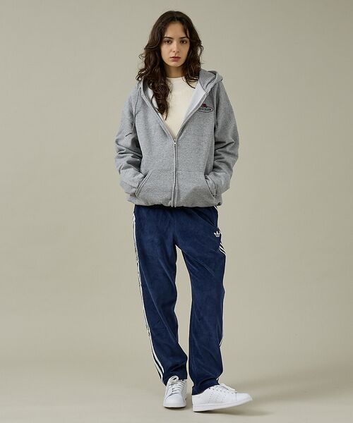 ABAHOUSE / アバハウス パーカー | 【FRUIT OF THE LOOM】PRINTZIP HOODIE1/ワンポイ | 詳細4