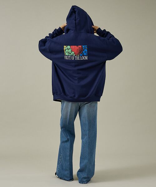 ABAHOUSE / アバハウス パーカー | 【FRUIT OF THE LOOM】PRINTZIP HOODIE2/ユニセッ | 詳細11