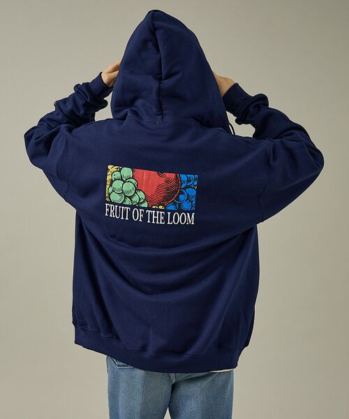 ABAHOUSE / アバハウス パーカー | 【FRUIT OF THE LOOM】PRINTZIP HOODIE2/ユニセッ | 詳細3