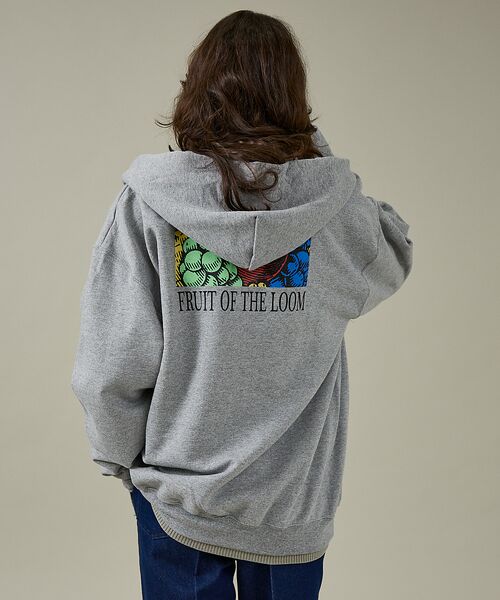 ABAHOUSE / アバハウス パーカー | 【FRUIT OF THE LOOM】PRINTZIP HOODIE2/ユニセッ | 詳細16