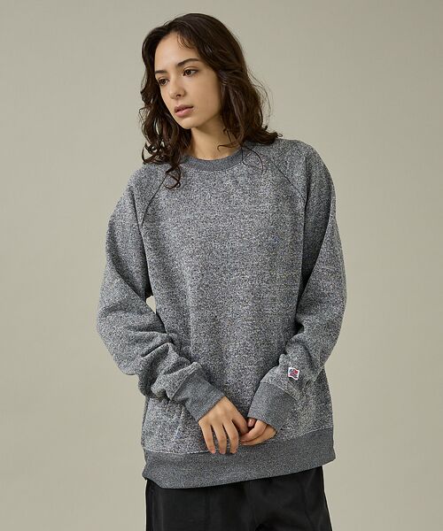 ABAHOUSE / アバハウス スウェット | 【JEMORGAN /ジェーイーモーガン】ニットフリースクルーネックトレーナー/ | 詳細3