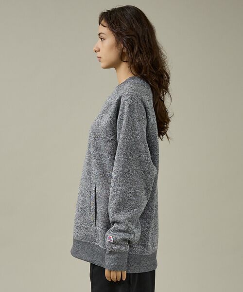 ABAHOUSE / アバハウス スウェット | 【JEMORGAN /ジェーイーモーガン】ニットフリースクルーネックトレーナー/ | 詳細5