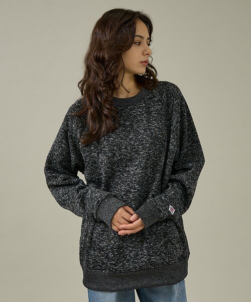 ABAHOUSE / アバハウス スウェット | 【JEMORGAN /ジェーイーモーガン】ニットフリースクルーネックトレーナー/ | 詳細11