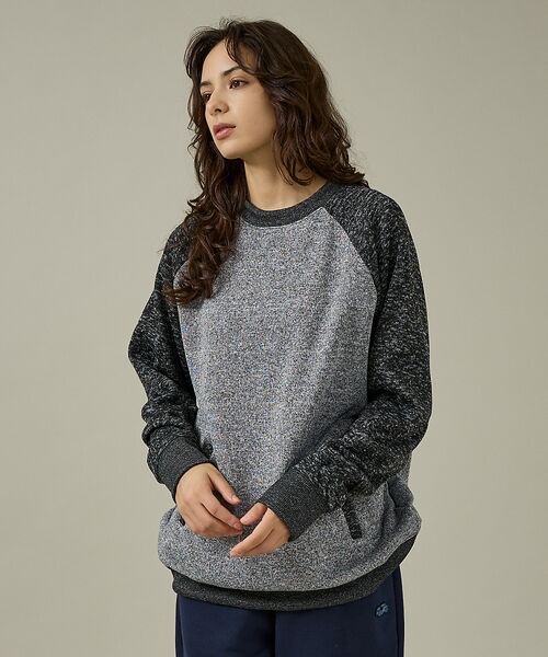 ABAHOUSE / アバハウス スウェット | 【JEMORGAN /ジェーイーモーガン】ニットフリースクルーネックトレーナー/ | 詳細15