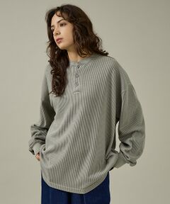 ABAHOUSE / アバハウス Tシャツ | 【SEABEES / シービス】HENRY NECK PIGMENT THERM
