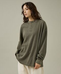 ABAHOUSE / アバハウス Tシャツ | 【SEABEES / シービス】HENRY NECK PIGMENT THERM