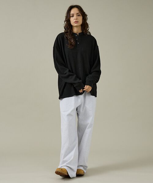 ABAHOUSE / アバハウス Tシャツ | 【SEABEES / シービス】HENRY NECK PIGMENT THERM | 詳細5