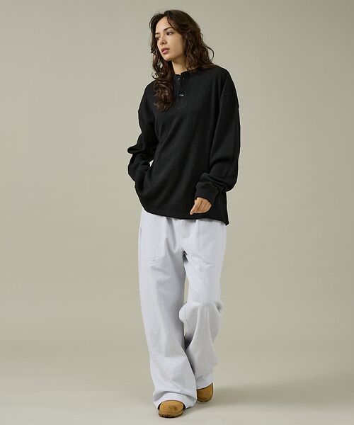 ABAHOUSE / アバハウス Tシャツ | 【SEABEES / シービス】HENRY NECK PIGMENT THERM | 詳細6