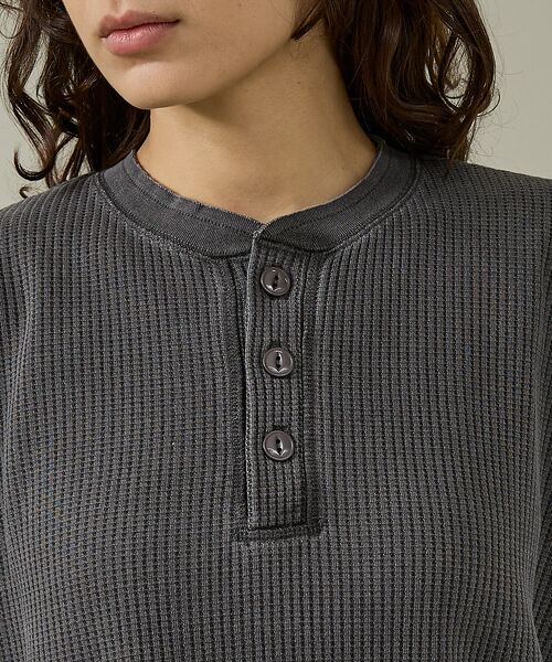 ABAHOUSE / アバハウス Tシャツ | 【SEABEES / シービス】HENRY NECK PIGMENT THERM | 詳細17