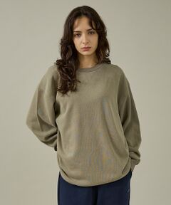 ABAHOUSE / アバハウス ニット・セーター | 【SEABEES / シービス】KNIT & SEWN CREW NECK L/