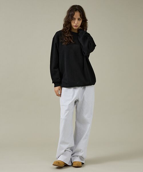 ABAHOUSE / アバハウス ニット・セーター | 【SEABEES / シービス】KNIT & SEWN CREW NECK L/ | 詳細1