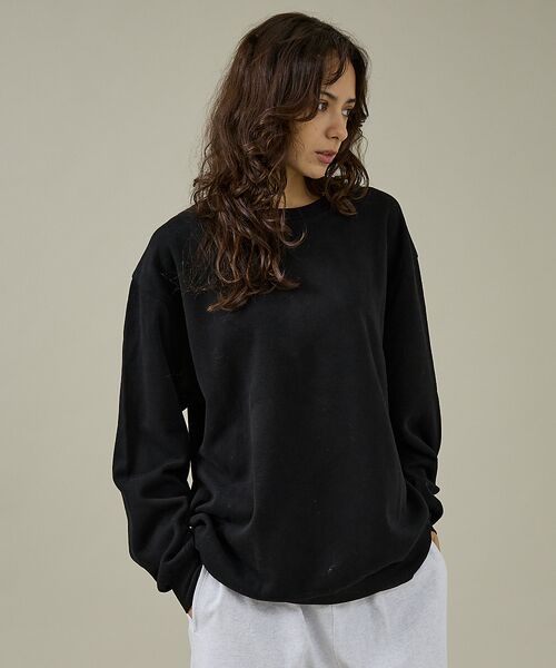 ABAHOUSE / アバハウス ニット・セーター | 【SEABEES / シービス】KNIT & SEWN CREW NECK L/ | 詳細3